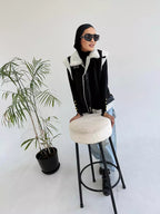No Sleeves Fur Jacket