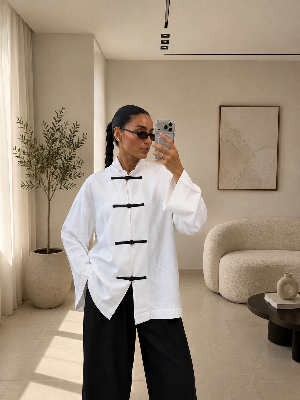 Mia Blouse linen