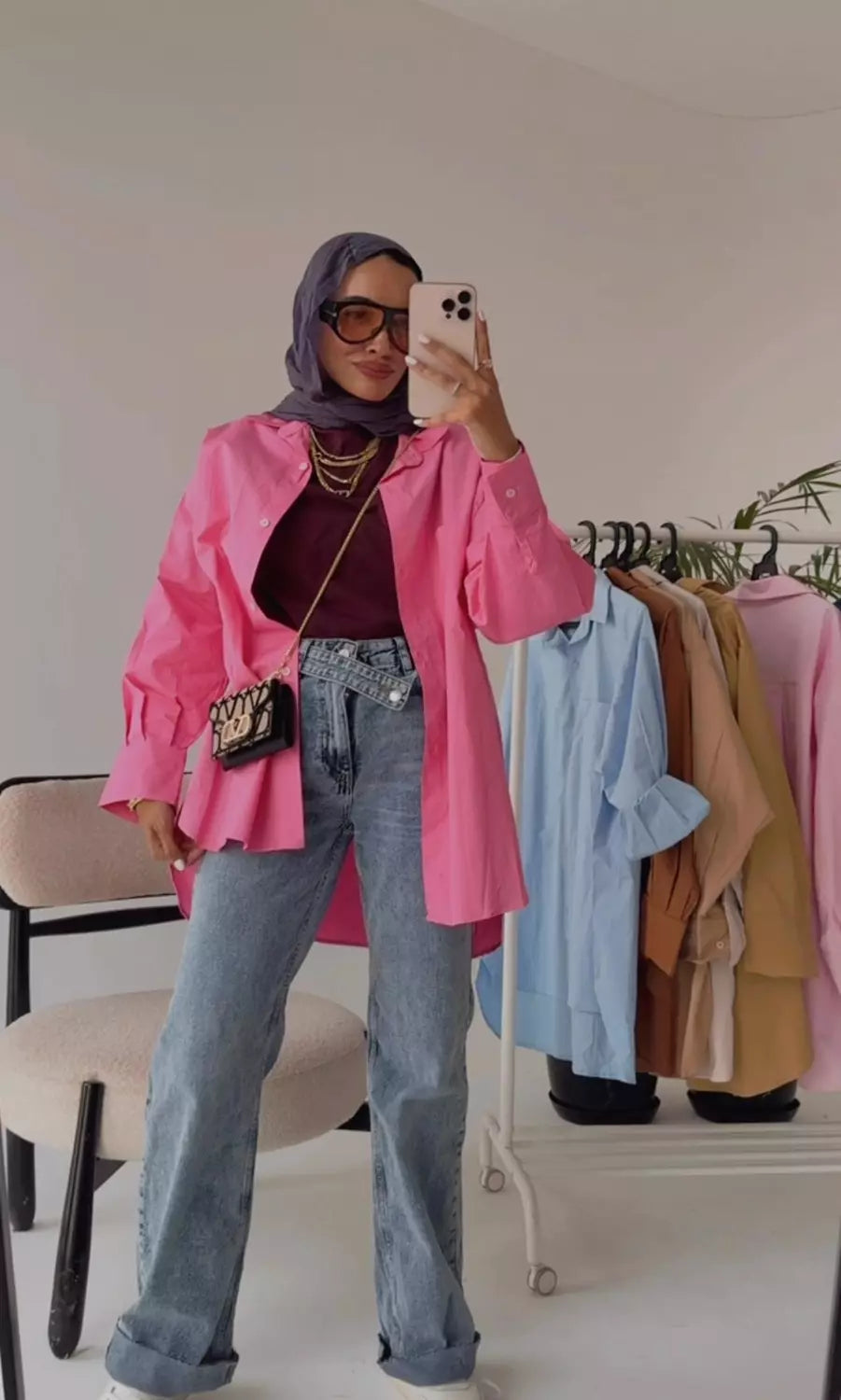 Oversized Gabardine Shirt