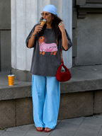 Very Cute Dog Oversized T-Shirt 🐶🩷