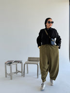 Balloon Linen Pants