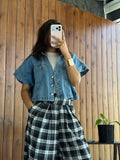 Luna Cropped Denim Jacket ⭐