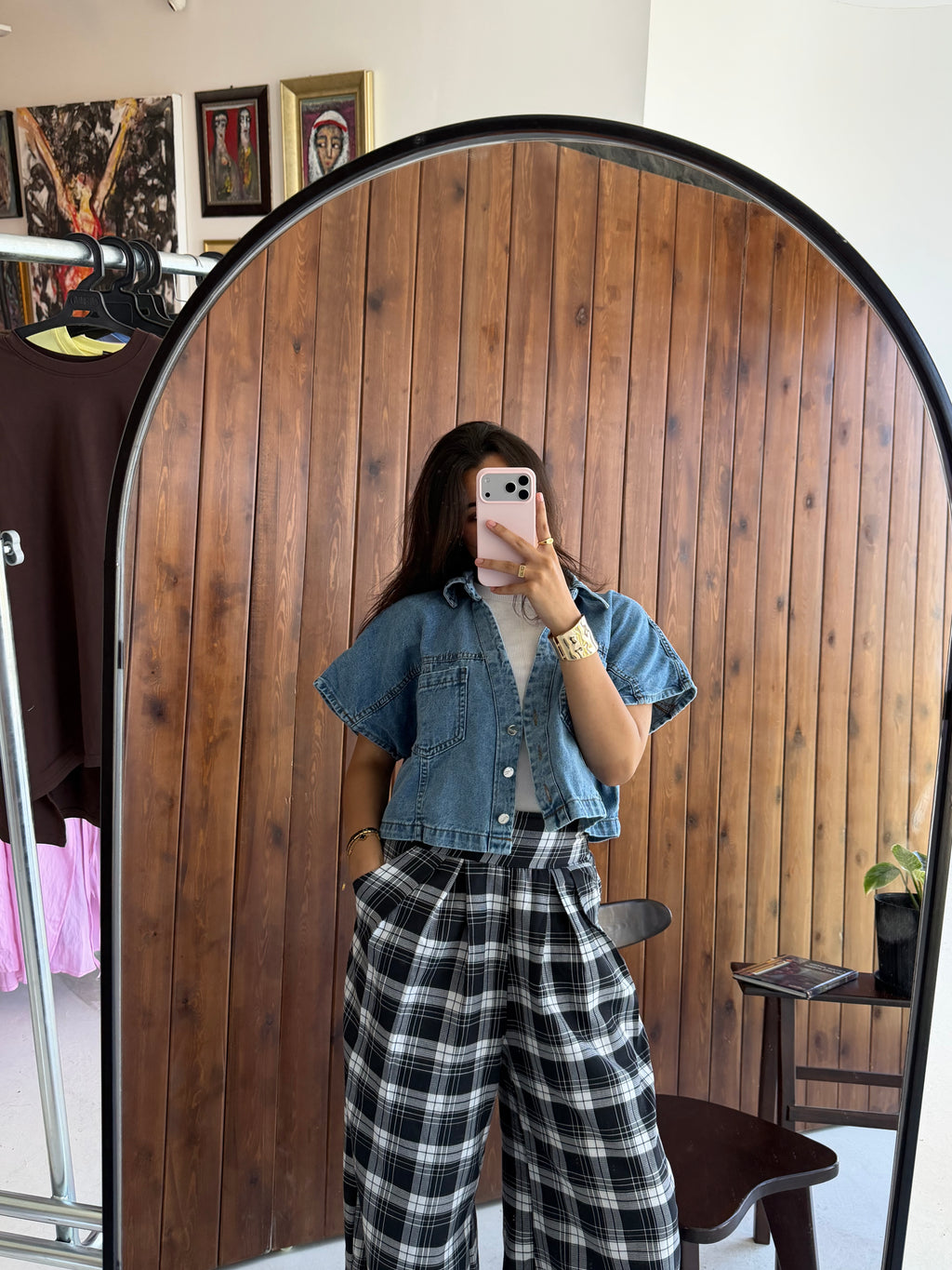 Luna Cropped Denim Jacket ⭐