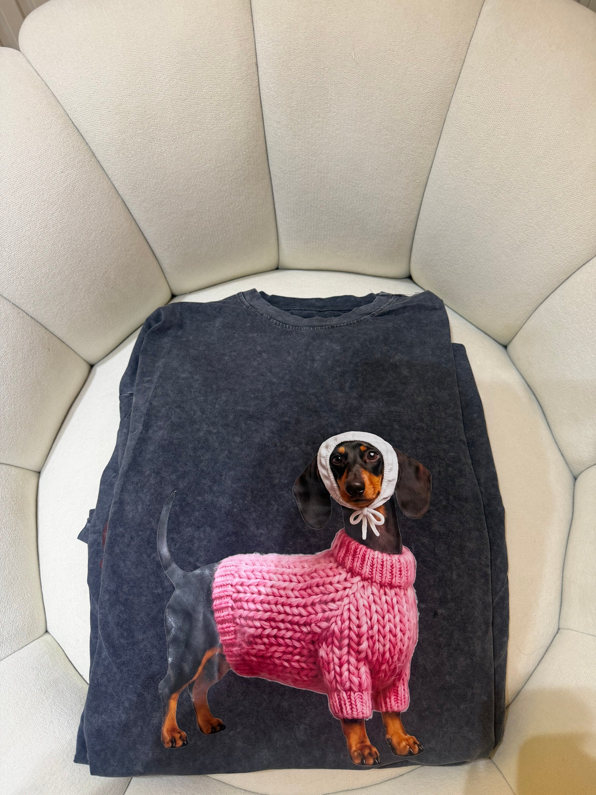 Very Cute Dog Oversized T-Shirt 🐶🩷