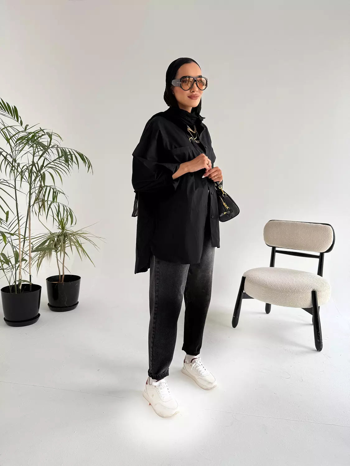 Oversized Gabardine Shirt