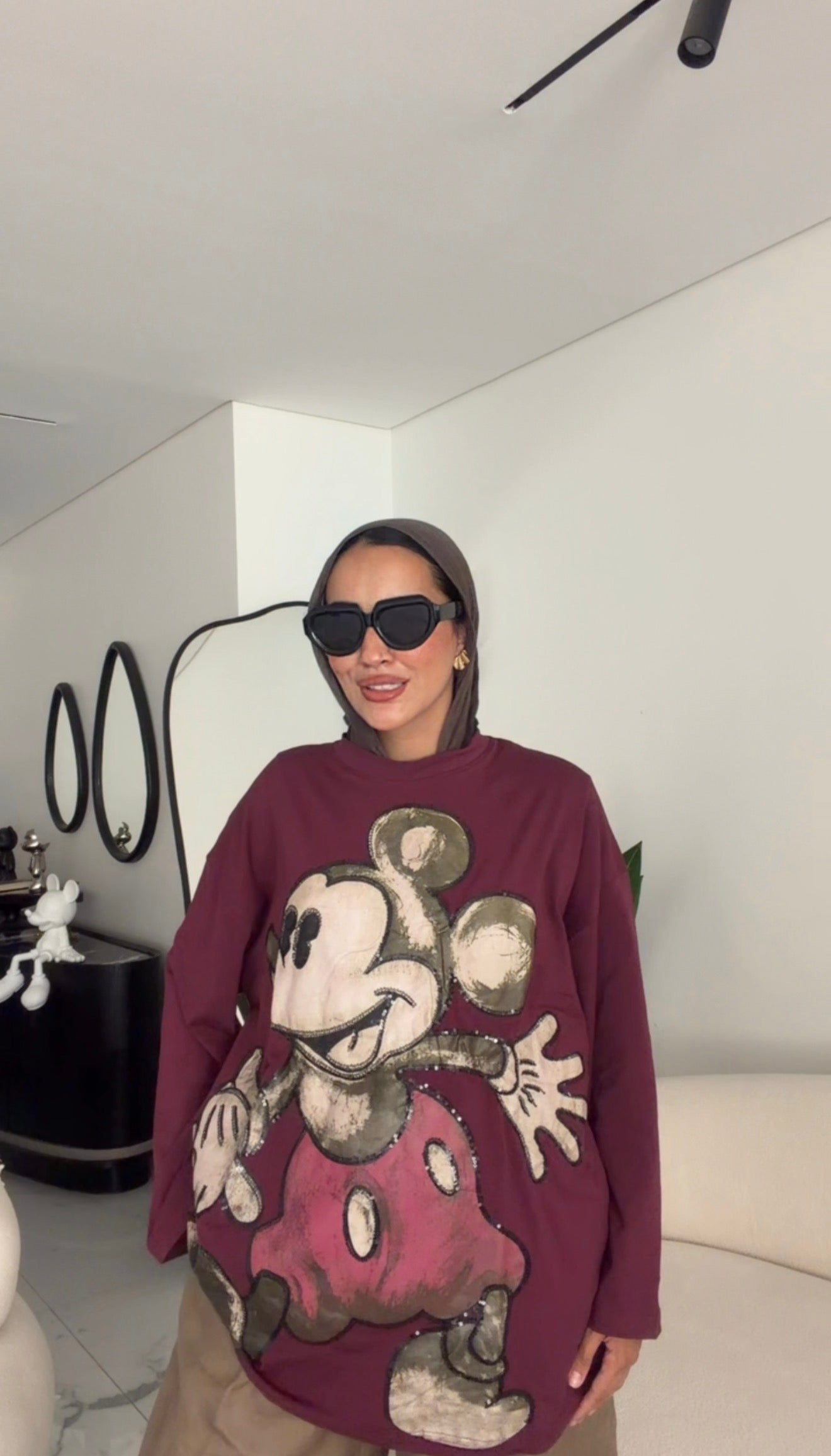 Oversized Mickey Cotton T-Shirt🫶🏼