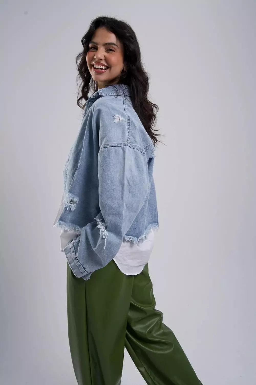 Cropped Jeans Jacket