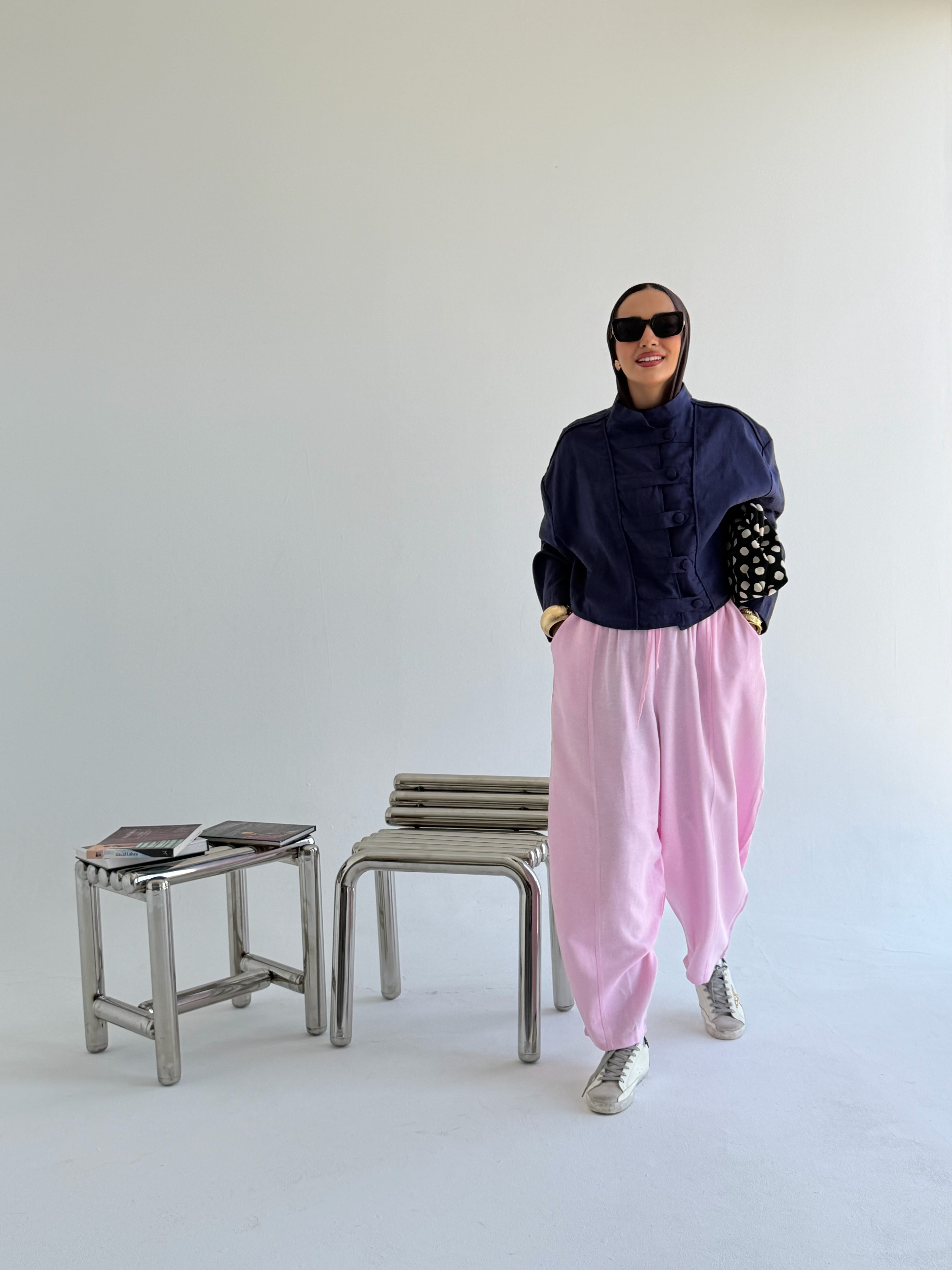 Balloon Linen Pants