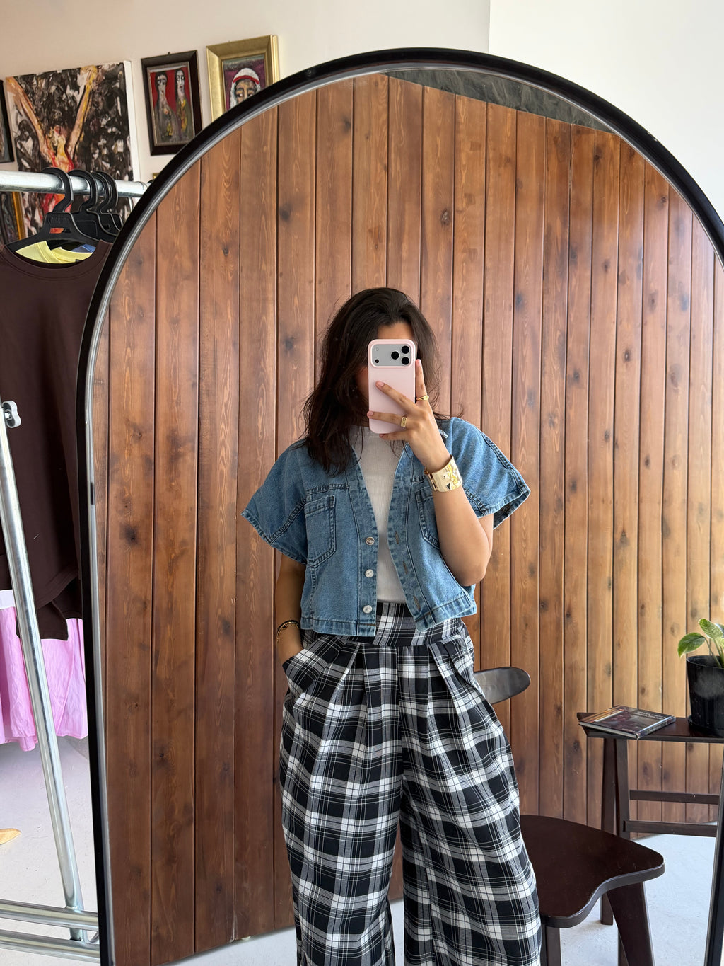 Luna Cropped Denim Jacket ⭐
