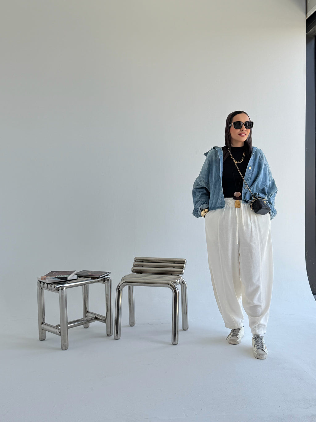 Balloon Linen Pants