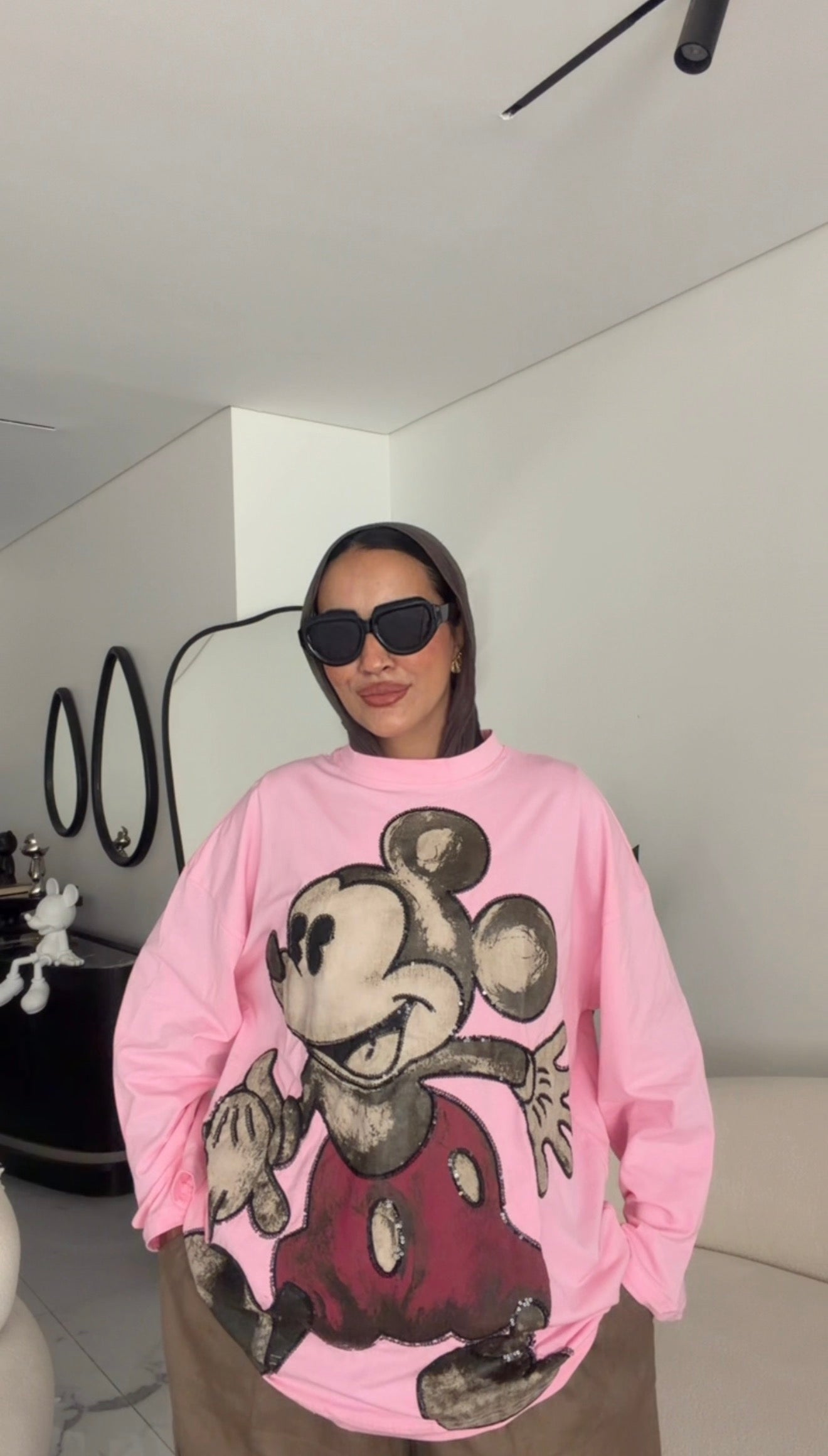 Oversized Mickey Cotton T-Shirt🫶🏼