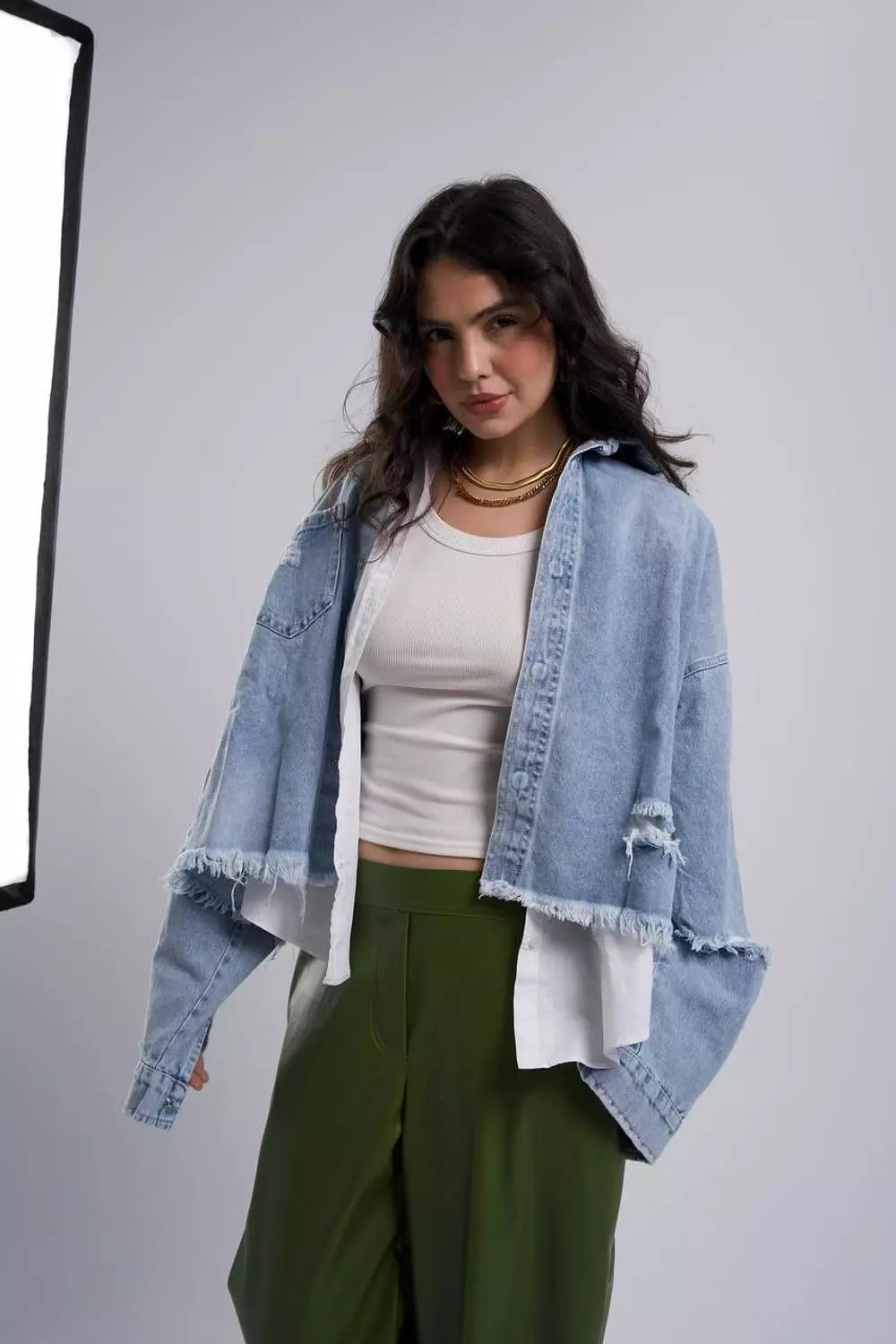 Cropped Jeans Jacket