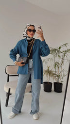 Oversized Gabardine Shirt