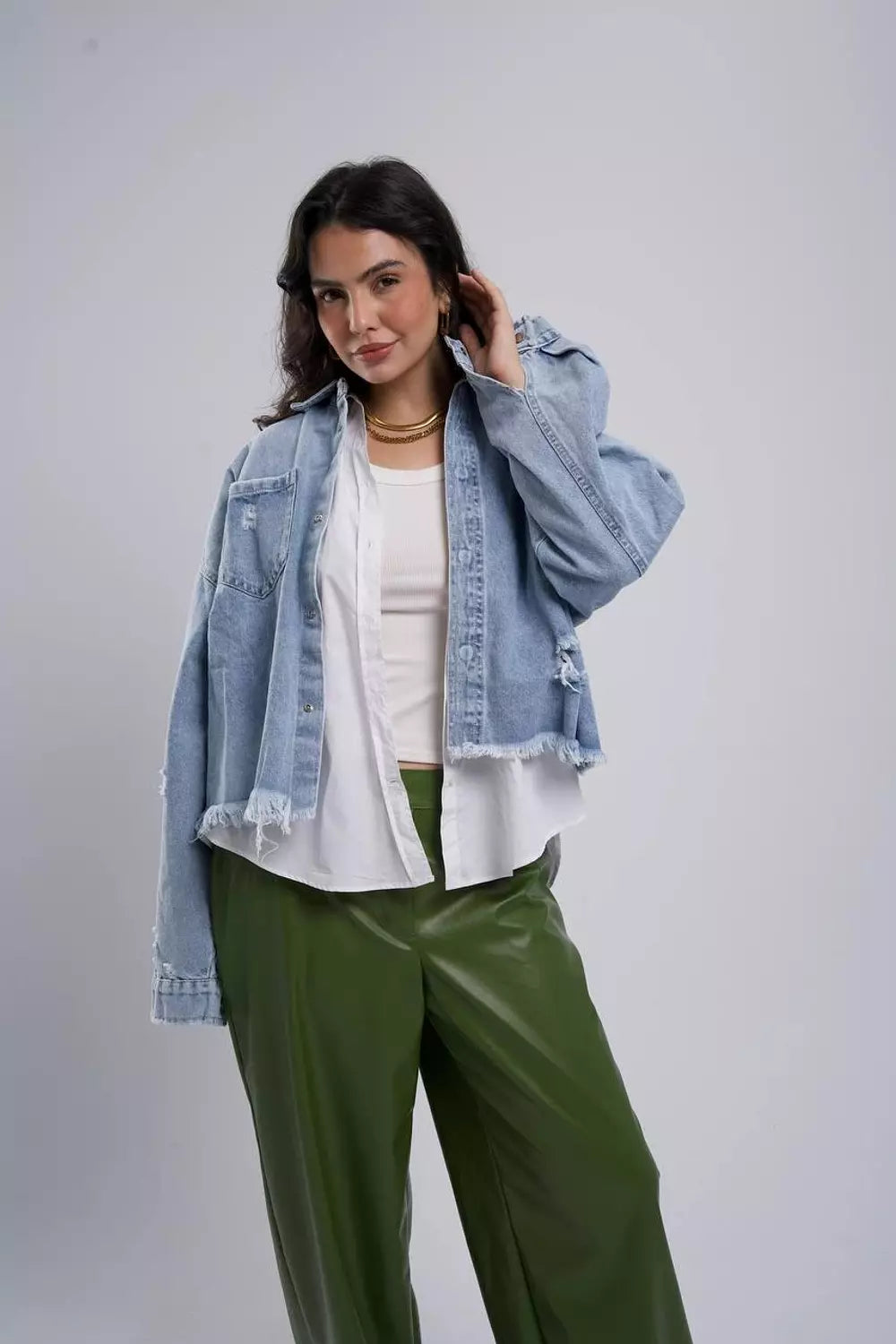 Cropped Jeans Jacket