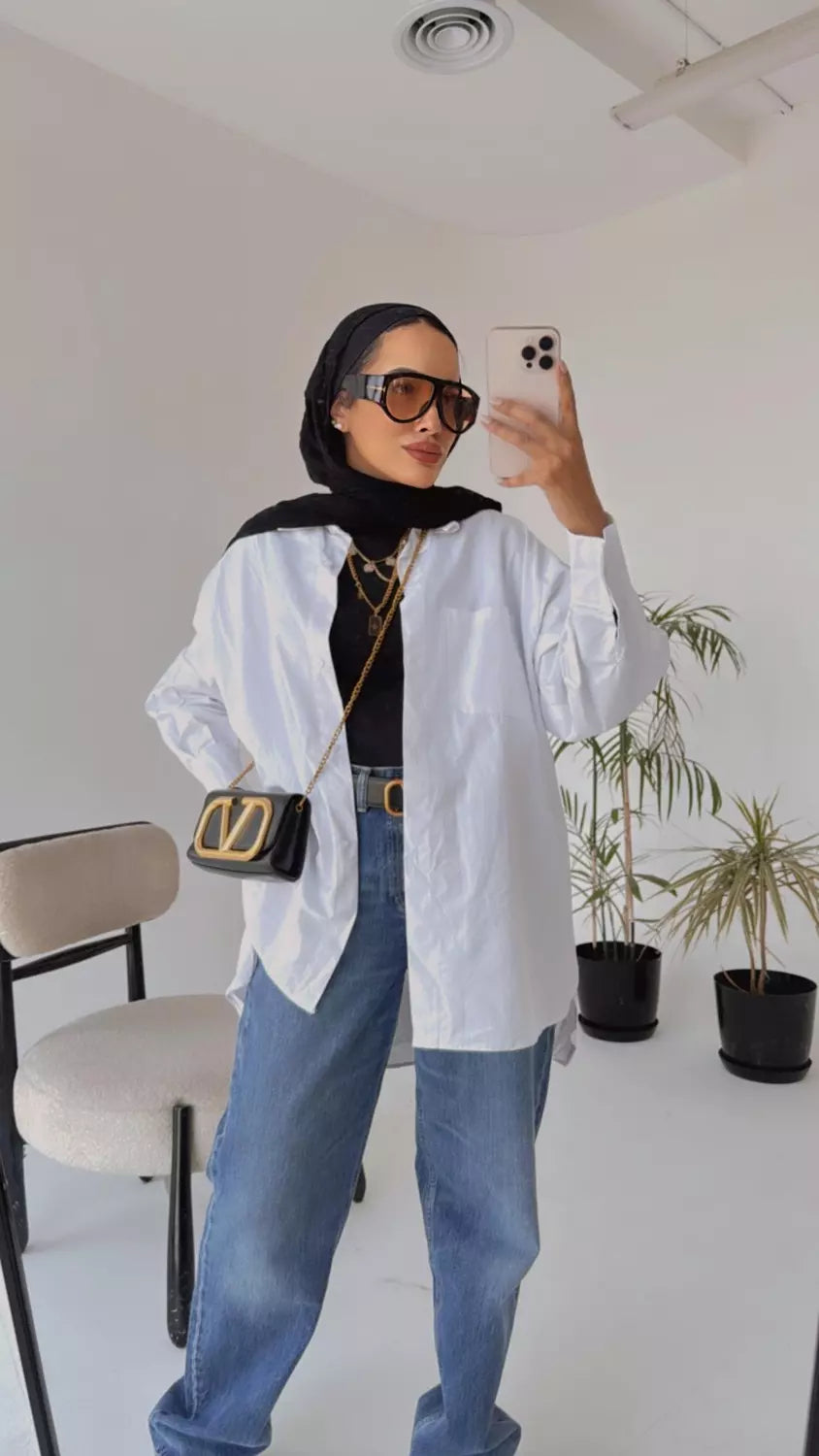 Oversized Gabardine Shirt